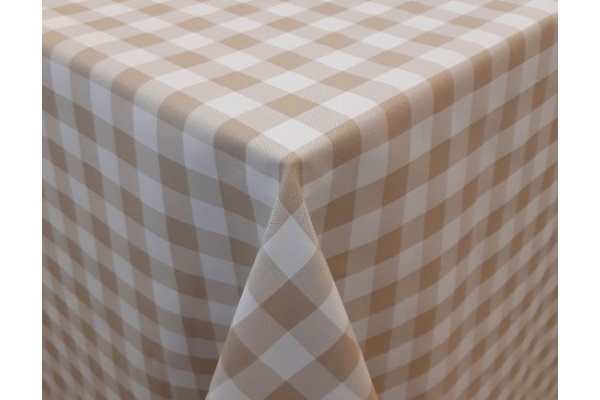 Abrosz drapp kockás